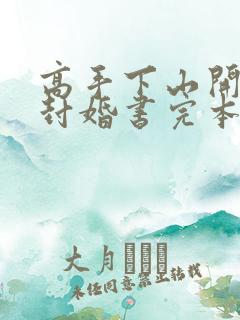 高手下山开局九封婚书完本txt下载