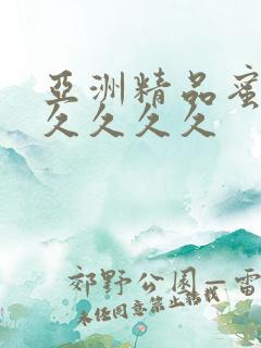 亚洲精品蜜桃久久久久久