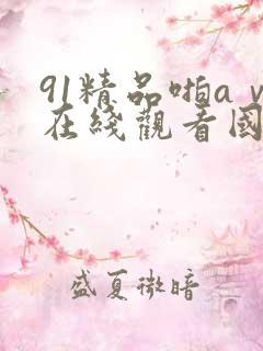 91精品啪aⅴ在线观看国产6