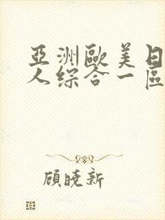 亚洲欧美日韩成人综合一区