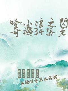 哈小浪之闪耀星奇遇34集免费观看