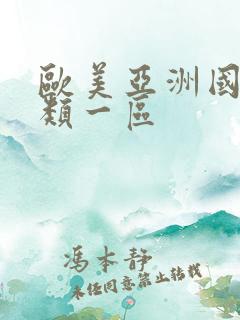 欧美亚洲国产另类一区