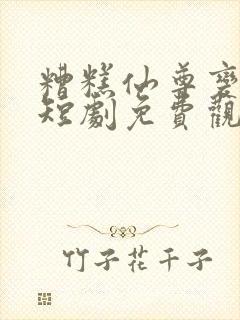 糟糕仙尊变小了短剧免费观看