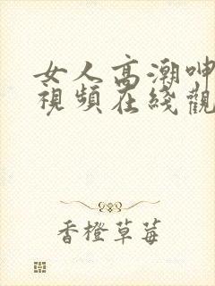 女人高潮呻吟的视频在线观看