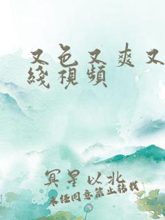 又色又爽又黄在线视频