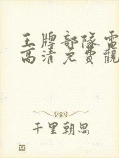 王牌部队电视剧高清免费观看