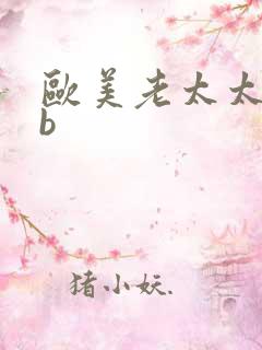 欧美老太太大黑b