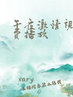 午夜激情视频免费播放