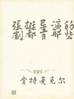 张挺导演的电视剧都有哪些