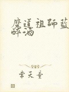 魔道祖师蓝忘机醉酒