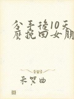 分手后10天怎么挽回女朋友