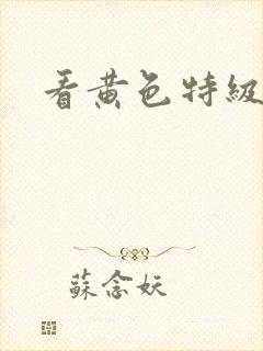 看黄色特级大片