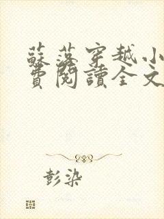 苏落穿越小说免费阅读全文