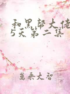 和黑帮大佬365天第二集