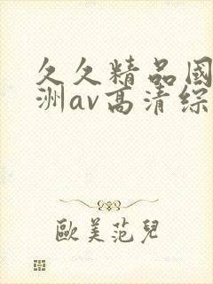 久久精品国产亚洲av高清综合