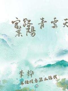 官路 青云天骄 叶阳