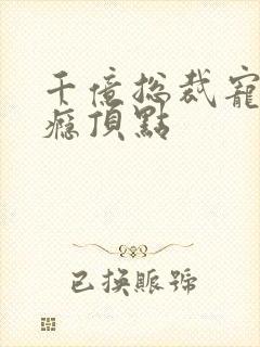 千亿总裁宠妻上瘾顶点