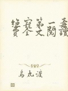 绝宠第一毒妃免费全文阅读