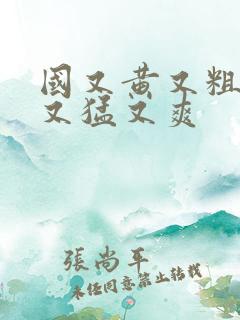 国又黄又粗又羞又猛又爽