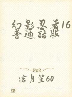 幻影忍者16季普通话版