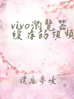 vivo浏览器缓存的视频怎么转本地