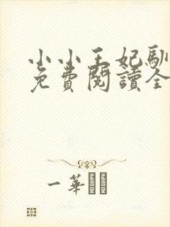 小小王妃驯王爷免费阅读全文