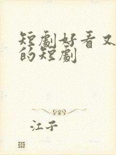 短剧好看又上头的短剧