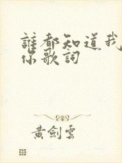 谁都知道我在想你歌词