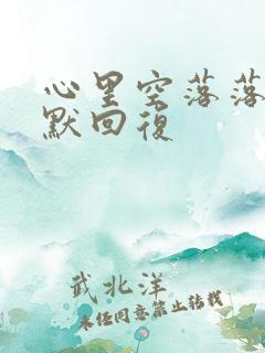 心里空落落的幽默回复