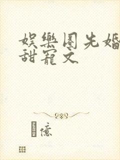 娱乐圈先婚后爱甜宠文