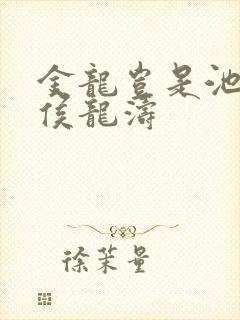 金龙岂是池中物侯龙涛