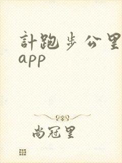 计跑步公里数的app