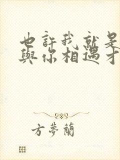 也许我就是为了与你相遇才出生的