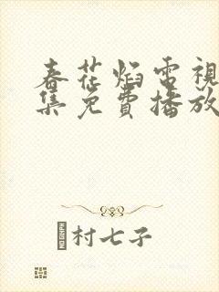 春花焰电视剧全集免费播放