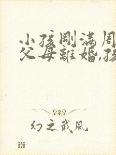 小孩刚满周岁,父母离婚,孩子归谁