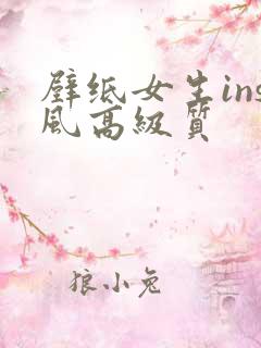 壁纸女生ins风高级质