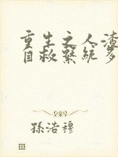 重生之人渣反派自救系统多少字