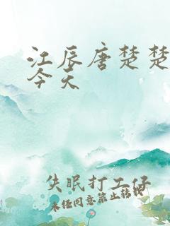 江辰唐楚楚最新今天