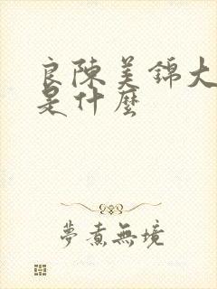 良陈美锦大结局是什么