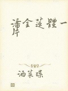 潘金莲体一级淫片