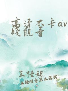 高清不卡av在线观看