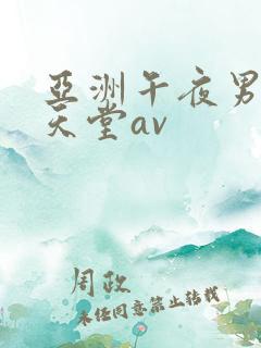 亚洲午夜男人的天堂av