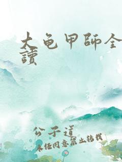 大龟甲师全文阅读