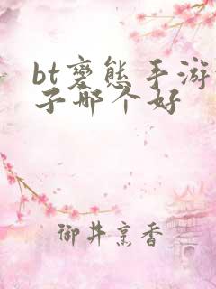 bt变态手游盒子哪个好