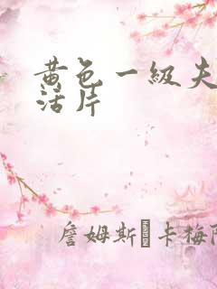 黄色一级夫妻生活片