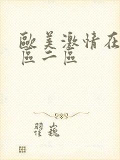 欧美激情在线一区二区