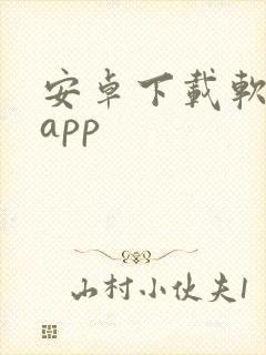 安卓下载软件的app