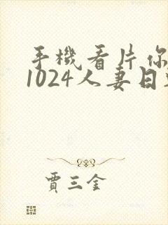 手机看片你懂得1024人妻日韩