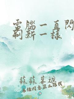 电脑一直闪屏像刷新一样