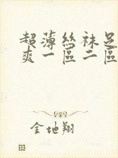 超薄丝袜足j超爽一区二区